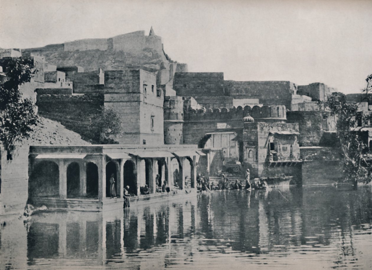 Padam Sagar Tank i Jodhpur, 1936. av Unbekannt