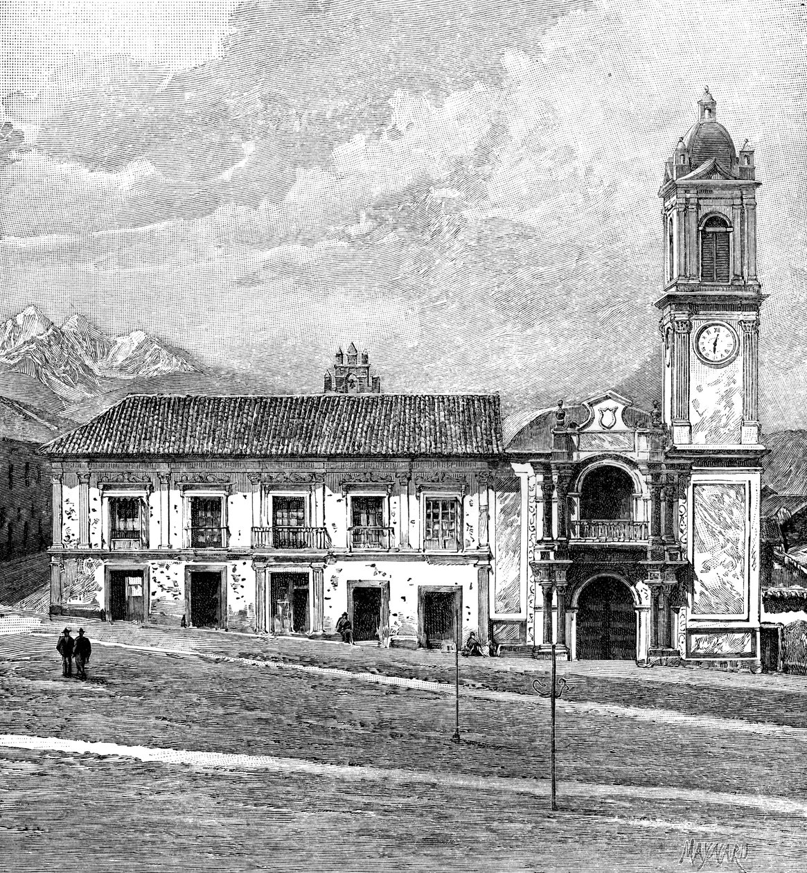 Kongresspalasset, La Paz, Bolivia, 1895 av Unbekannt