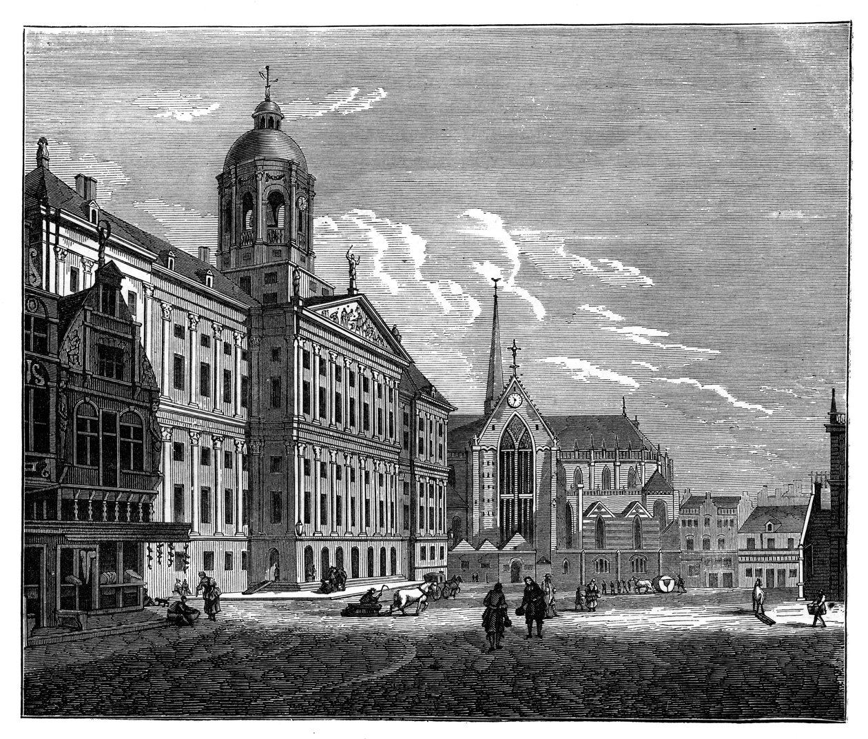 Palais Royal, Amsterdam, c1890 av Unbekannt