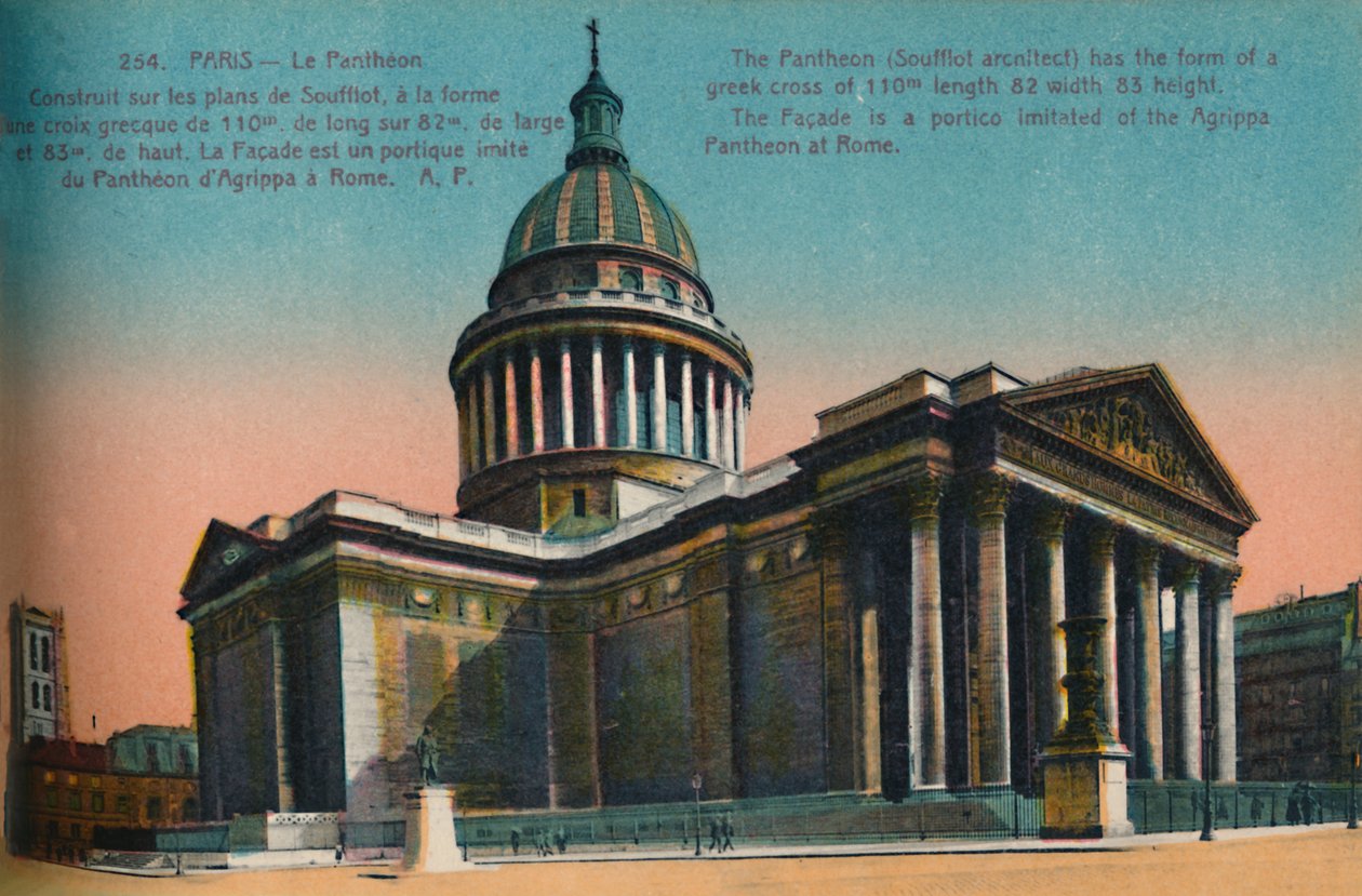 Pantheon, Paris, c1920 av Unbekannt