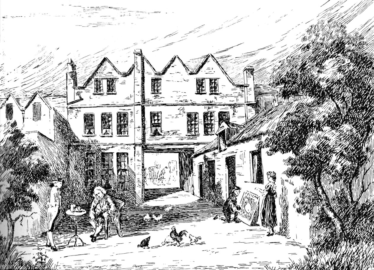 The Pelican Inn, 1907 av Unbekannt