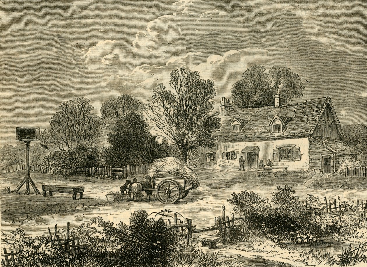The Plough at Kensal Green, 1830, c1876. av Unbekannt