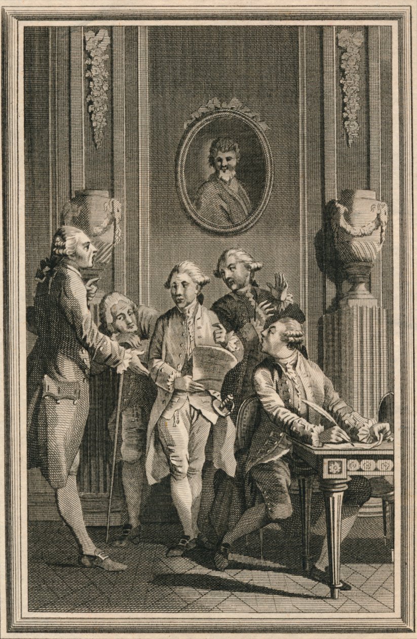 Politikerne 1700-tallet. av Unbekannt