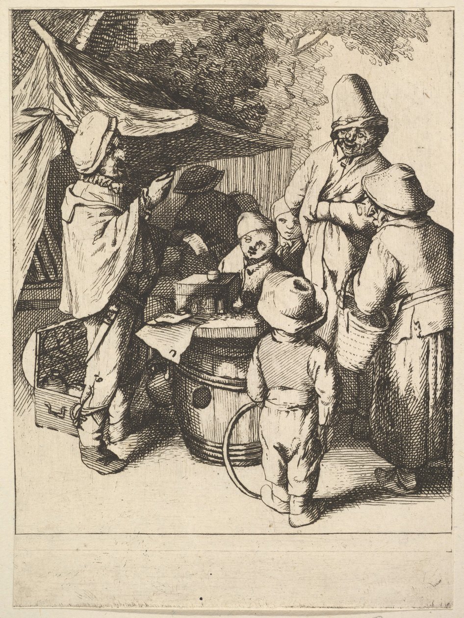 Kvaksalveren, 1610-85. av Unbekannt