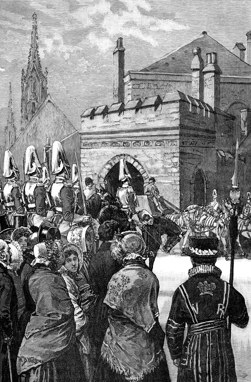 Dronningen åpner parlamentet, 1846, 1900 av Unbekannt