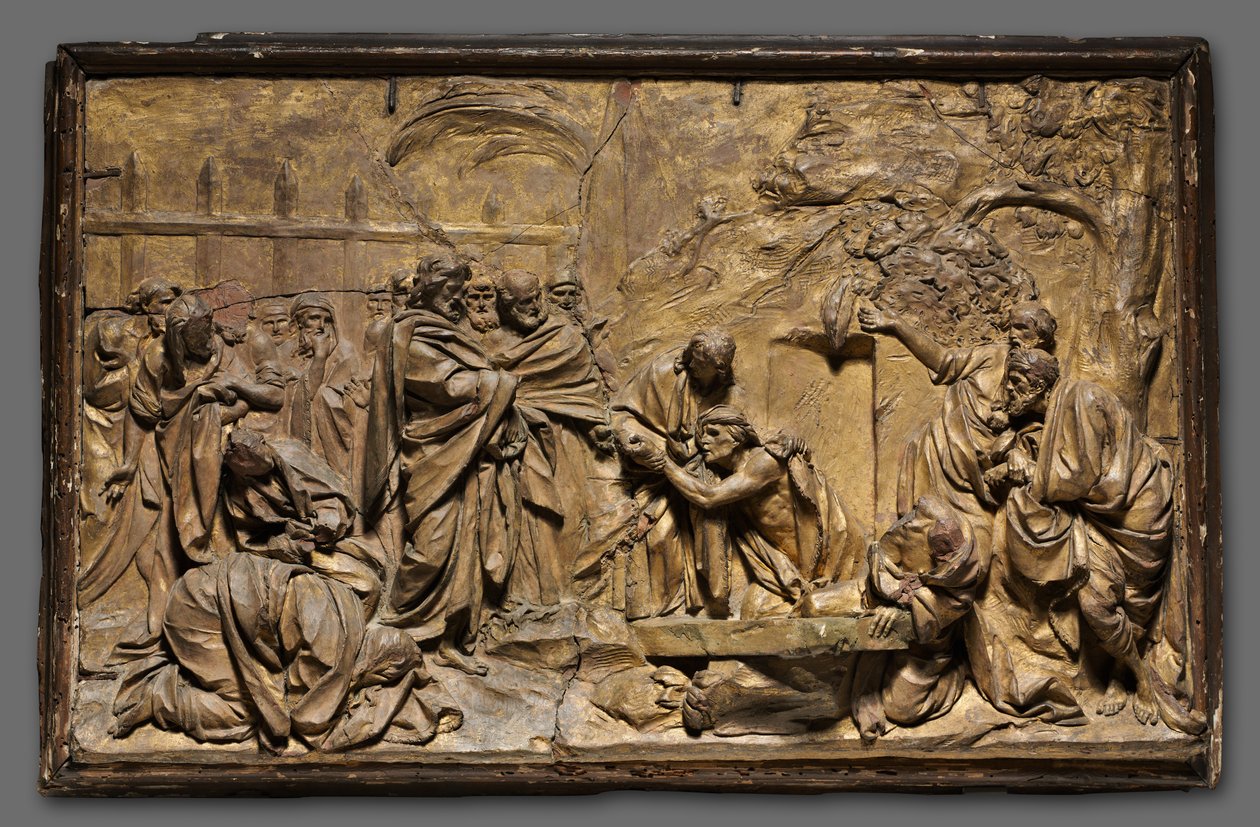 The Raising of Lasarus, ca. 1725-50. av Unbekannt