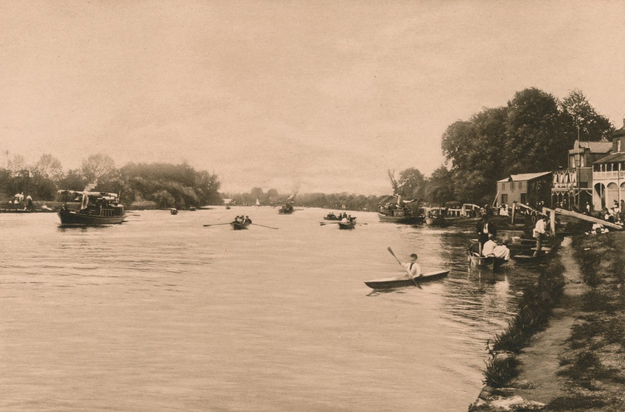 The Reach, Walton-On-Thames, 1902 av Unbekannt