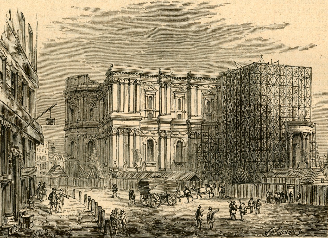 Gjenoppbyggingen av St. Pauls, 1897. av Unbekannt