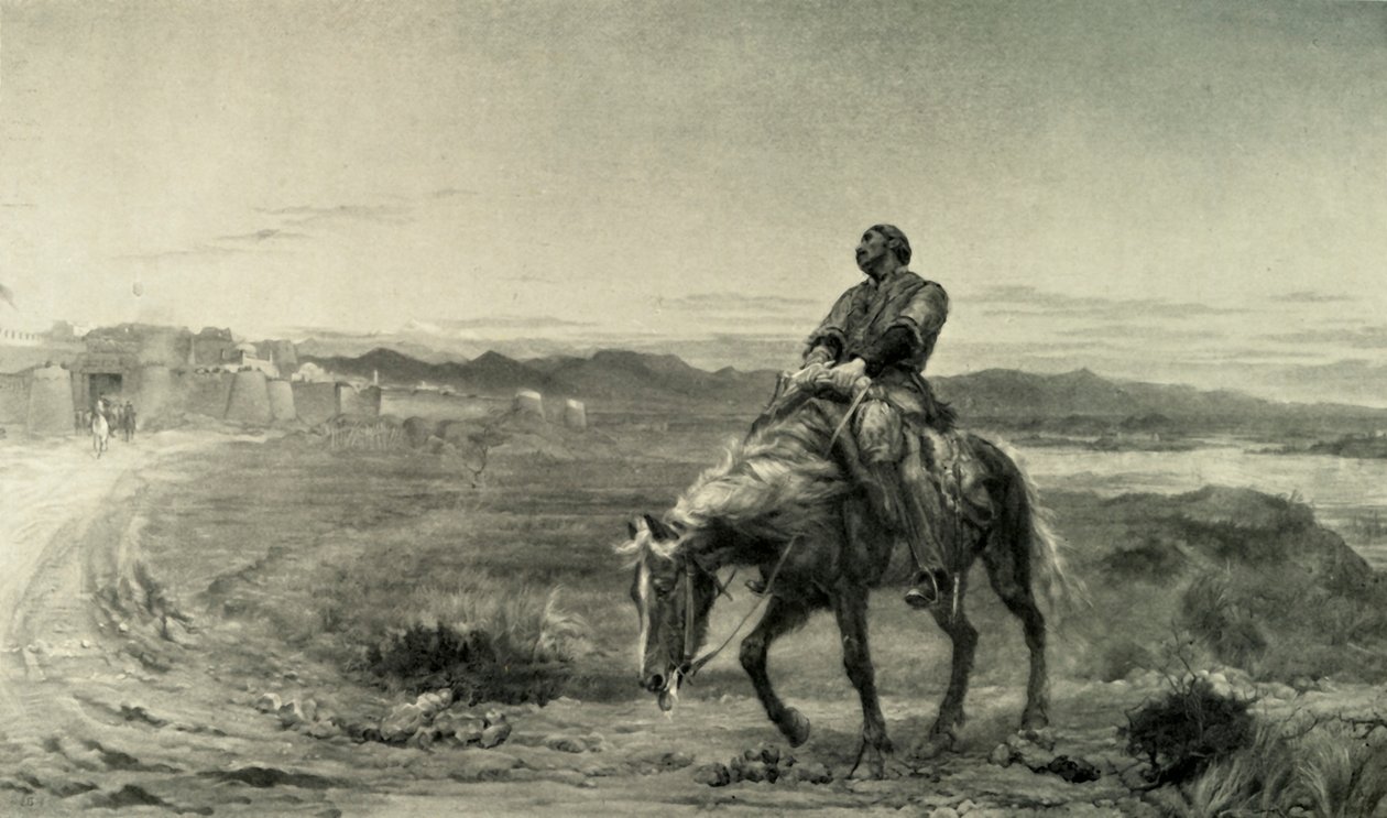Resten av en hær, 1901. av Unbekannt