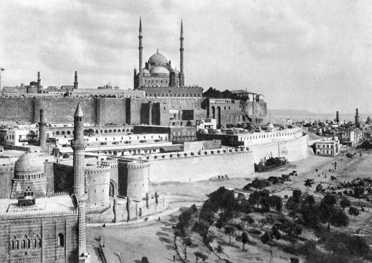 Saladin-citadellet, Kairo, Egypt, ca 1920-tallet av Unbekannt