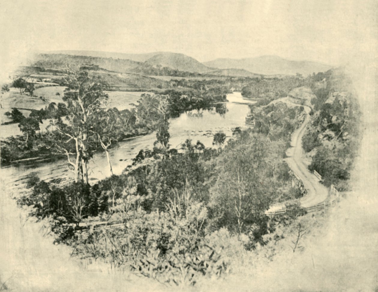 The Salmon Ponds Road, 1901. av Unbekannt
