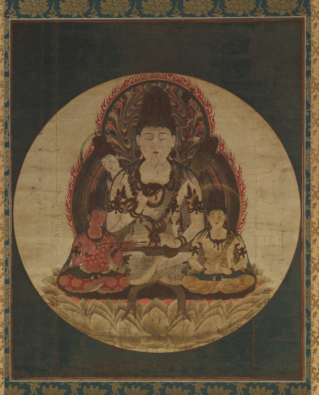 The Secret Five Bodhisattvas Gohimitsu Bosatsu, 1200-tallet. av Unbekannt