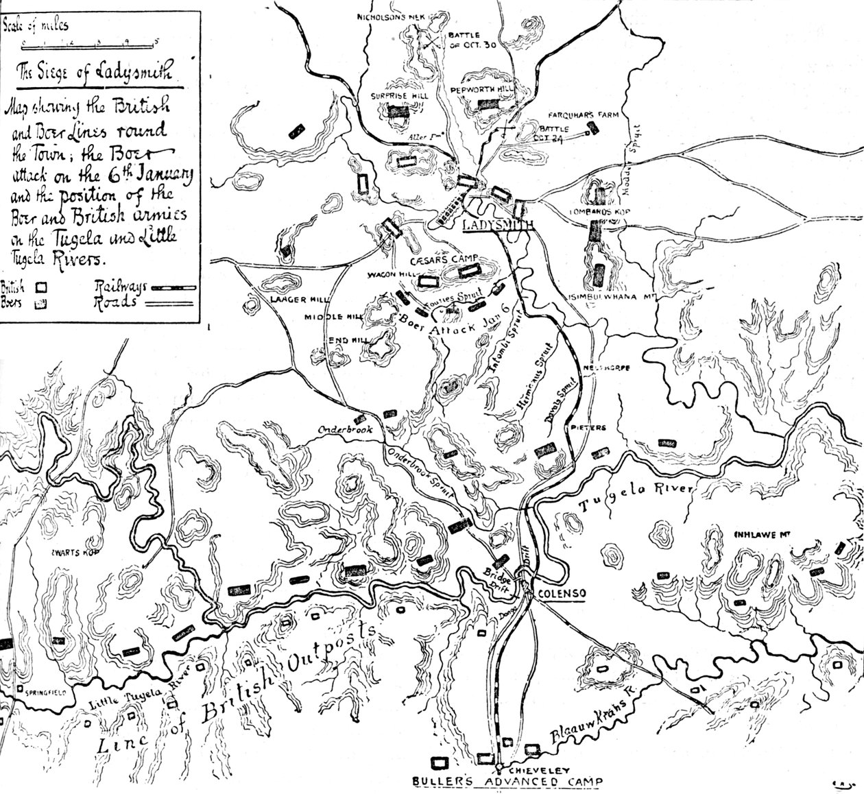 The Siege of Ladysmith, c1899, 1902 av Unbekannt