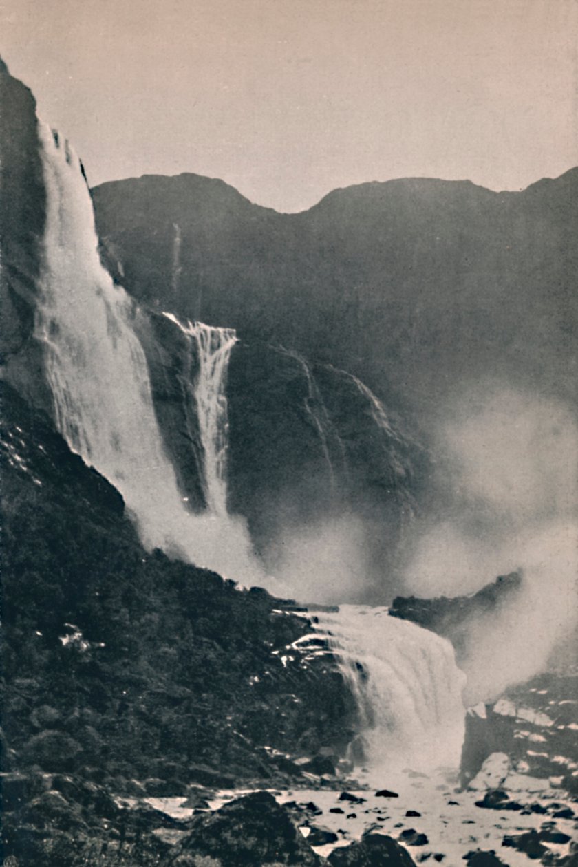 The Skjeggedal Falls, 1914. av Unbekannt