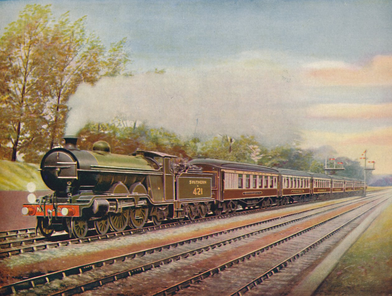 The Southern Belle Express, Southern Railway, 1926 av Unbekannt