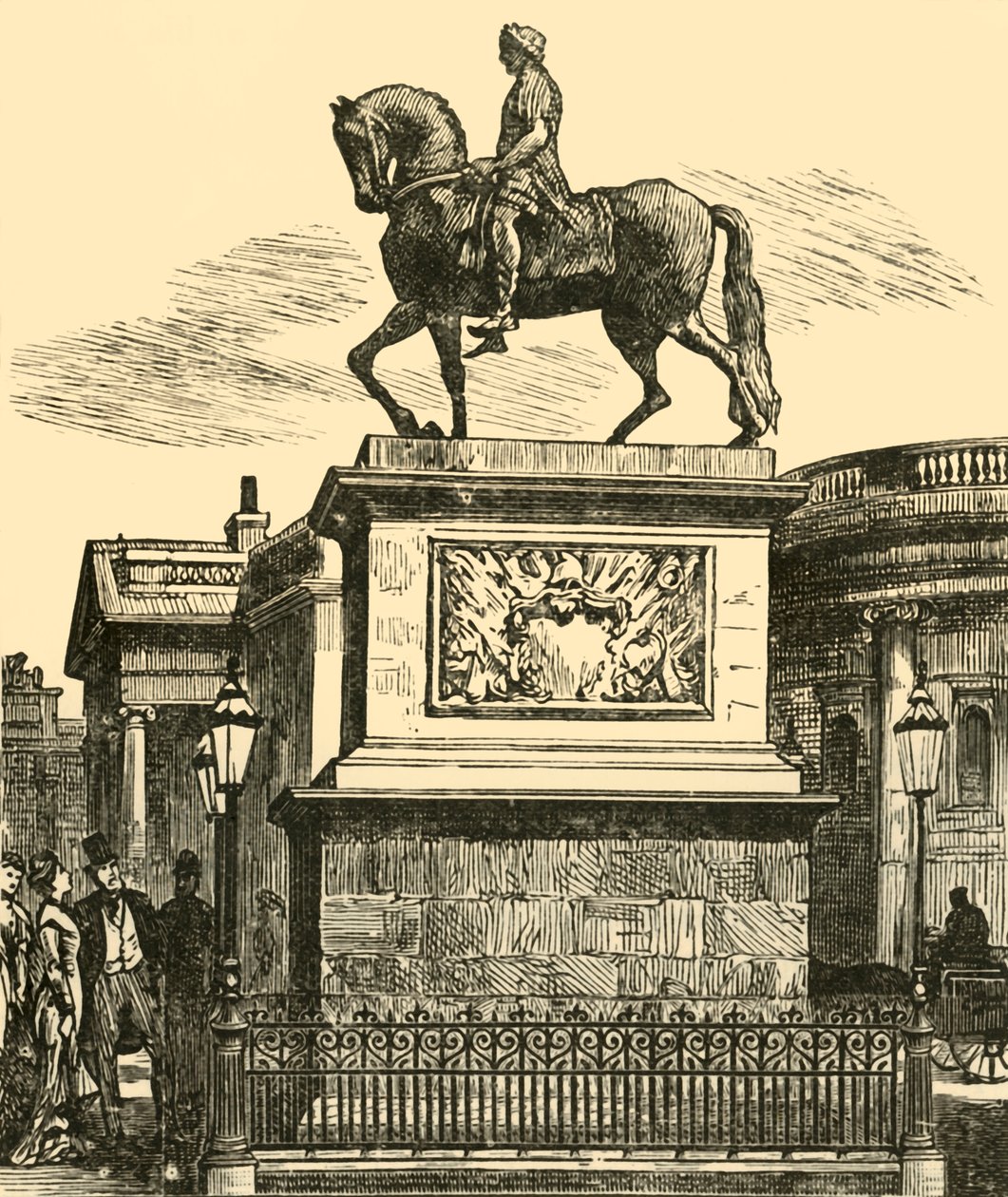 Statuen av Vilhelm III, 1898. av Unbekannt