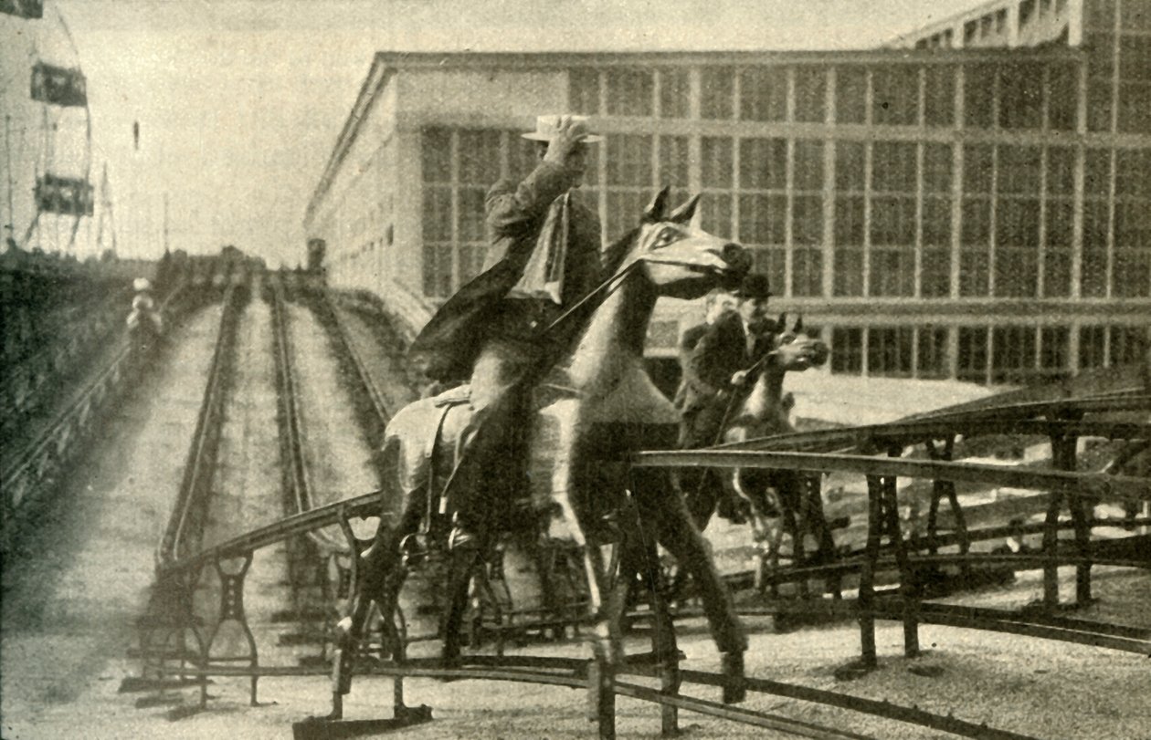 The Steeplechase, 1910. av Unbekannt