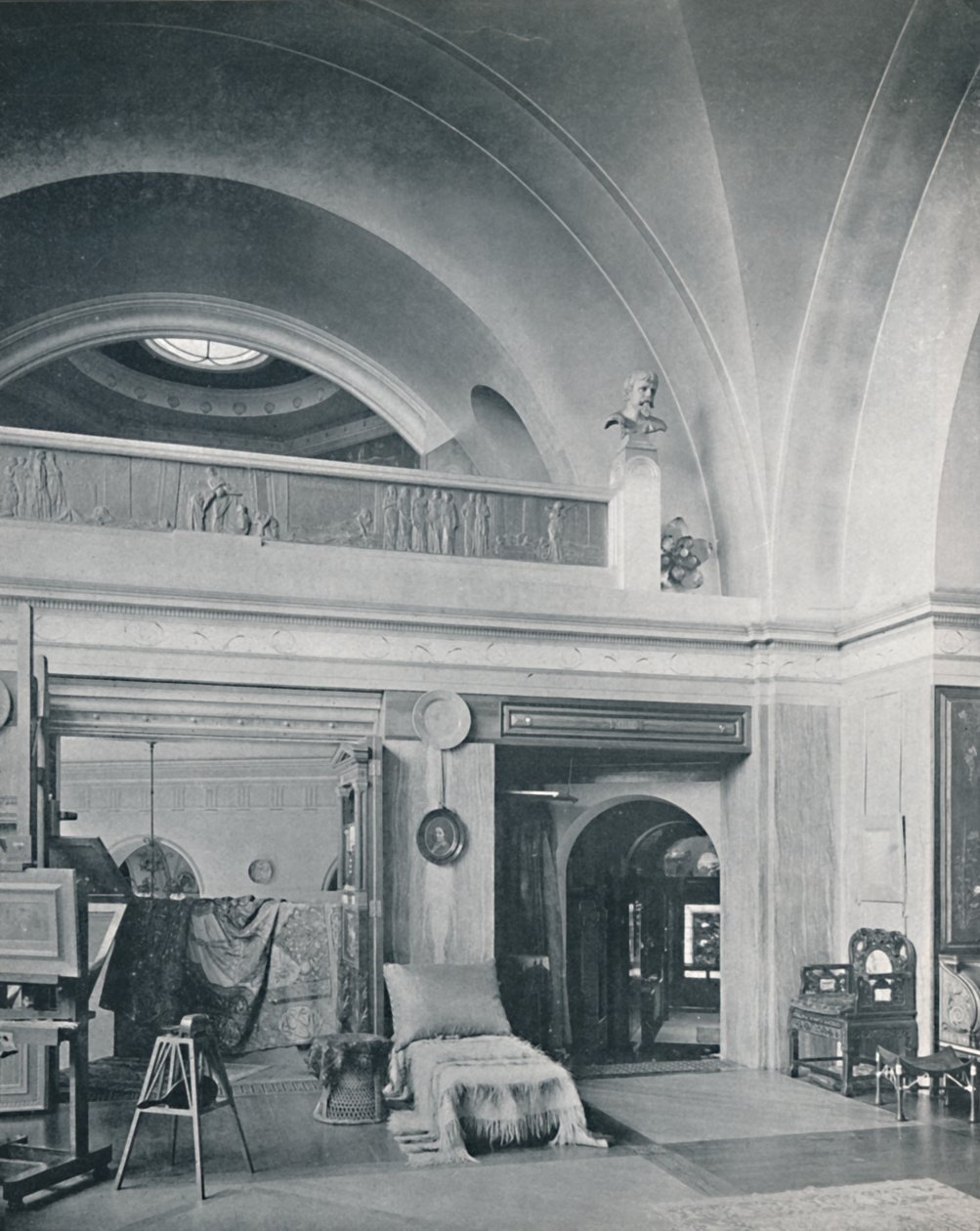 The Studio, sent på 1800-tallet. av Unbekannt