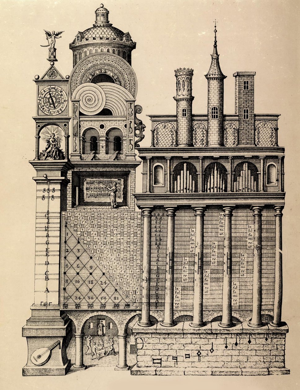 The Temple of Music av Robert Fludd, 1617 av Unbekannt