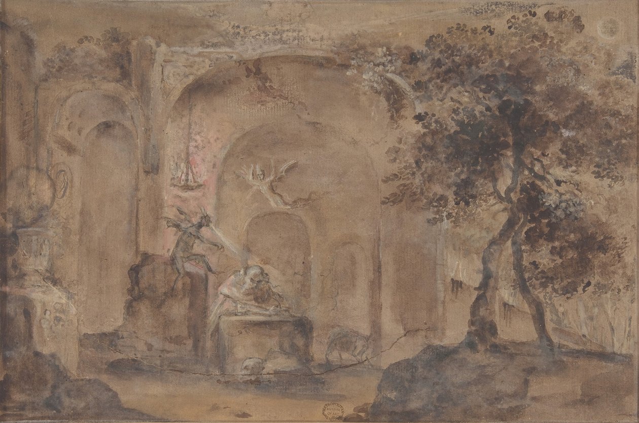 The Temptation of Saint Anthony, 1600-tallet. av Unbekannt