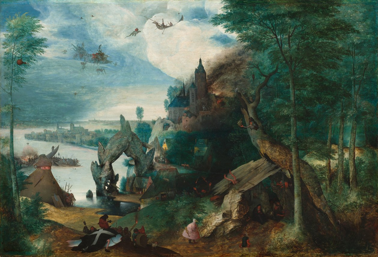 The Temptation of Saint Anthony, ca. 15501575. av Unbekannt