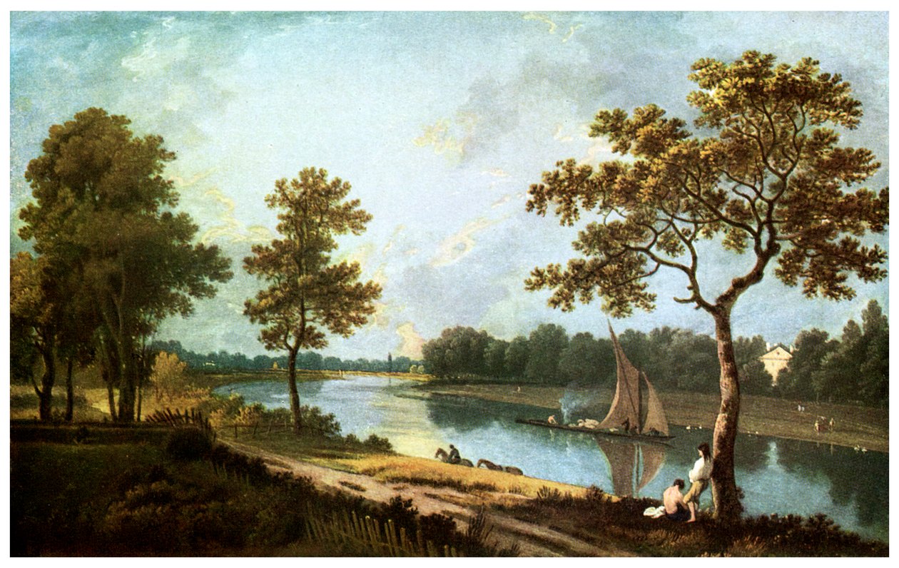 Themsen, Twickenham, c1762 1956 av Unbekannt