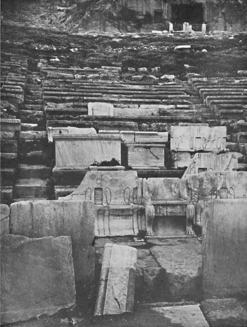 Dionysos teater, Athen, 1913 av Unbekannt