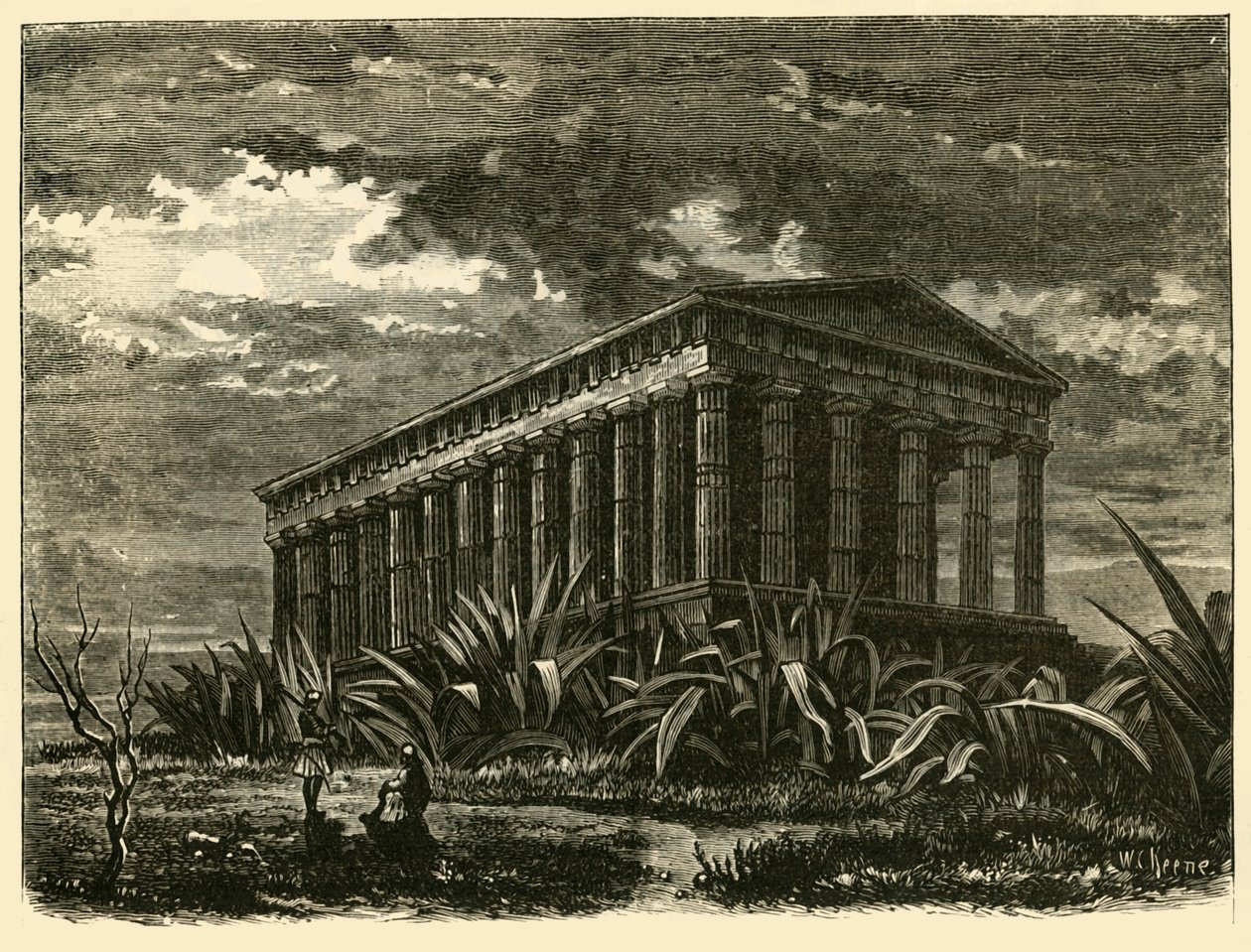 Theseum i Athen, 1890. av Unbekannt
