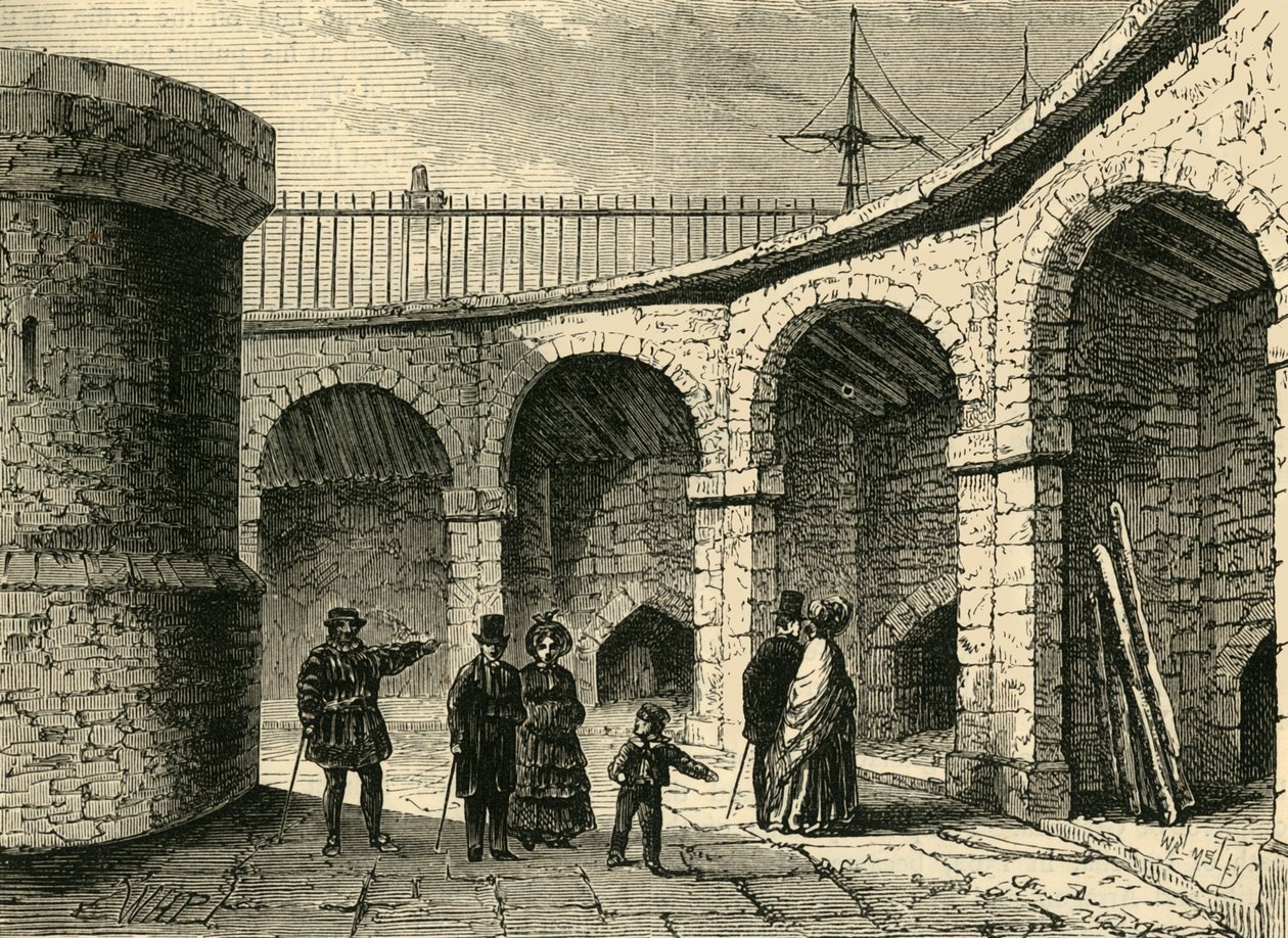 Tårnmenasjeriet rundt 1820, c1872. av Unbekannt
