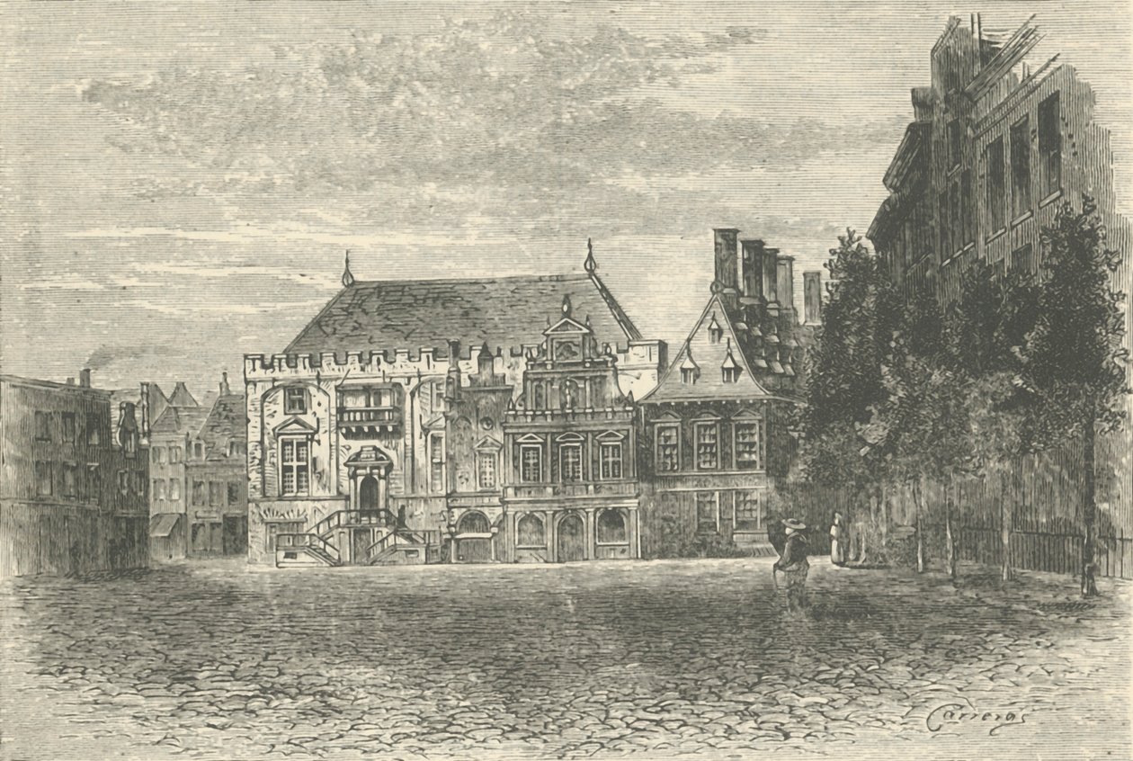 Rådhuset, Haarlem, 1890. av Unbekannt