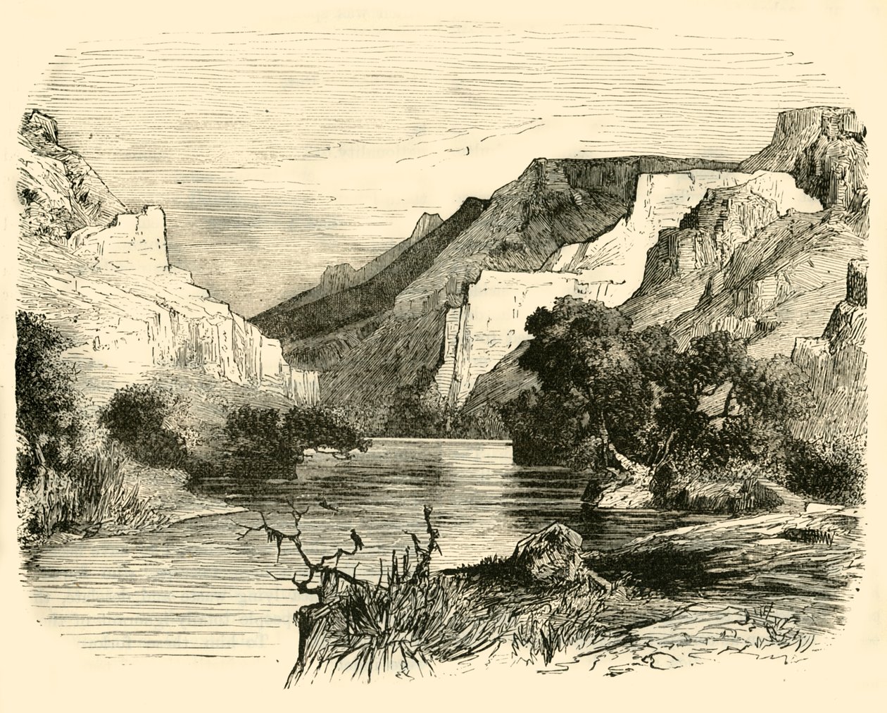 The Vale of Tempe, 1890. av Unbekannt