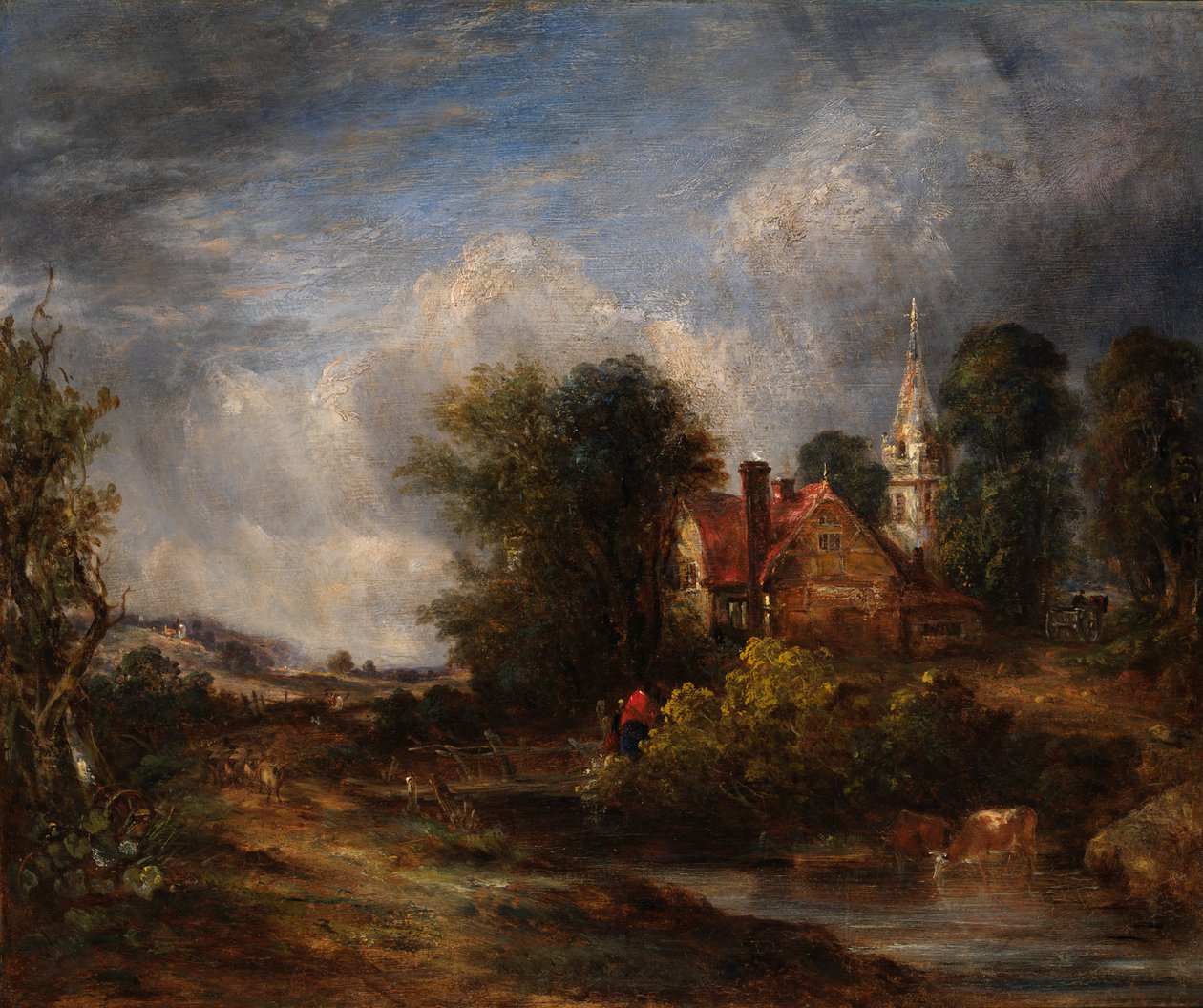 The Valley Farm, ca. 1826. av Unbekannt
