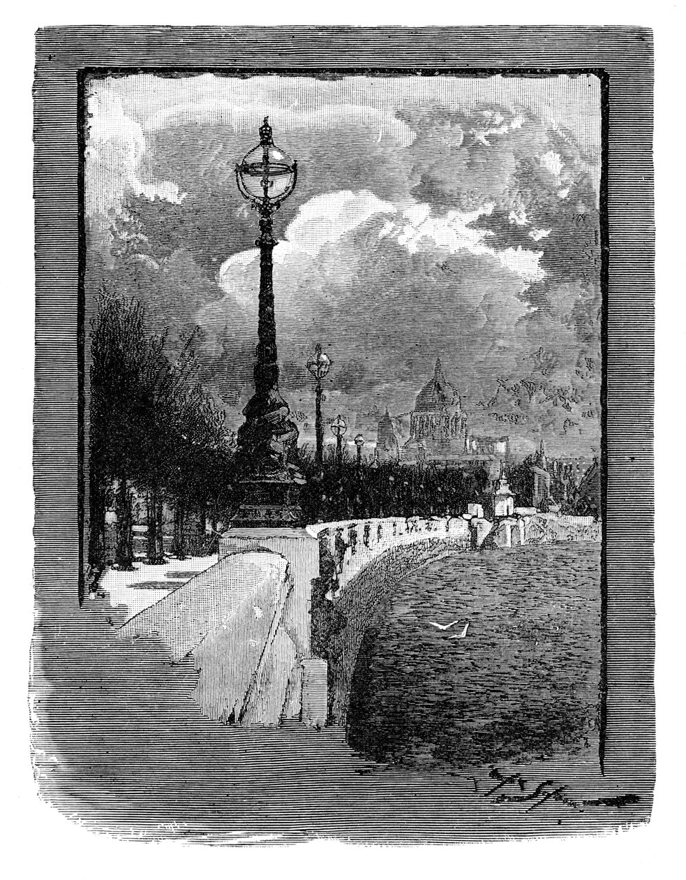 Victoria Embankment, London av Unbekannt