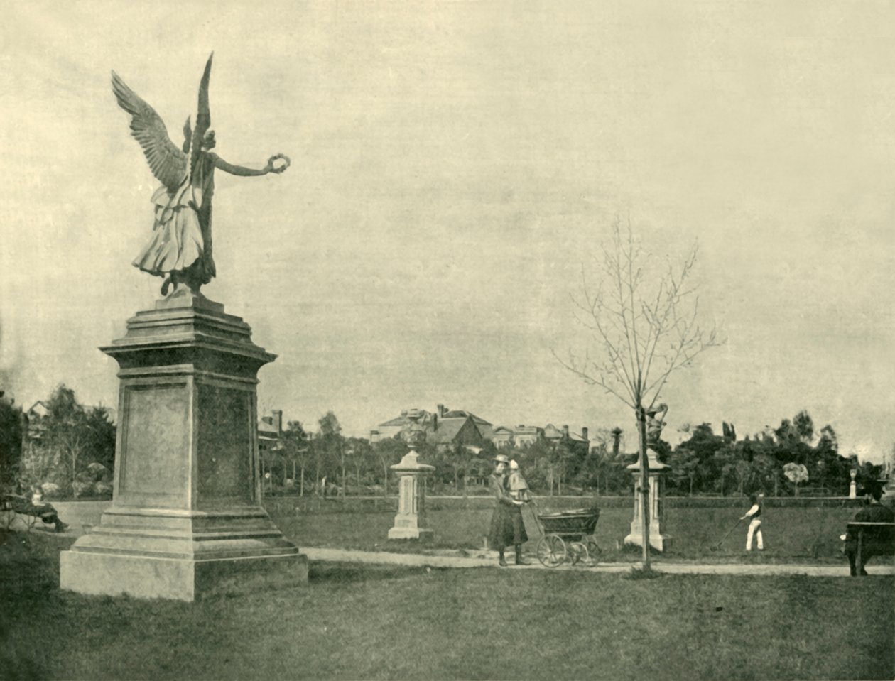 Victoria Gardens, Windsor, 1901. av Unbekannt