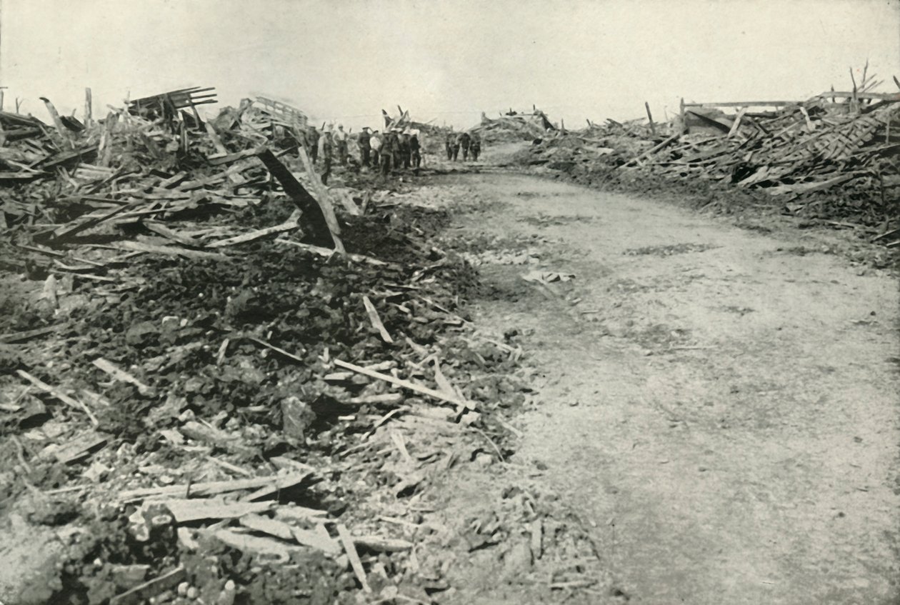 Landsbyen ---. , 1919. av Unbekannt