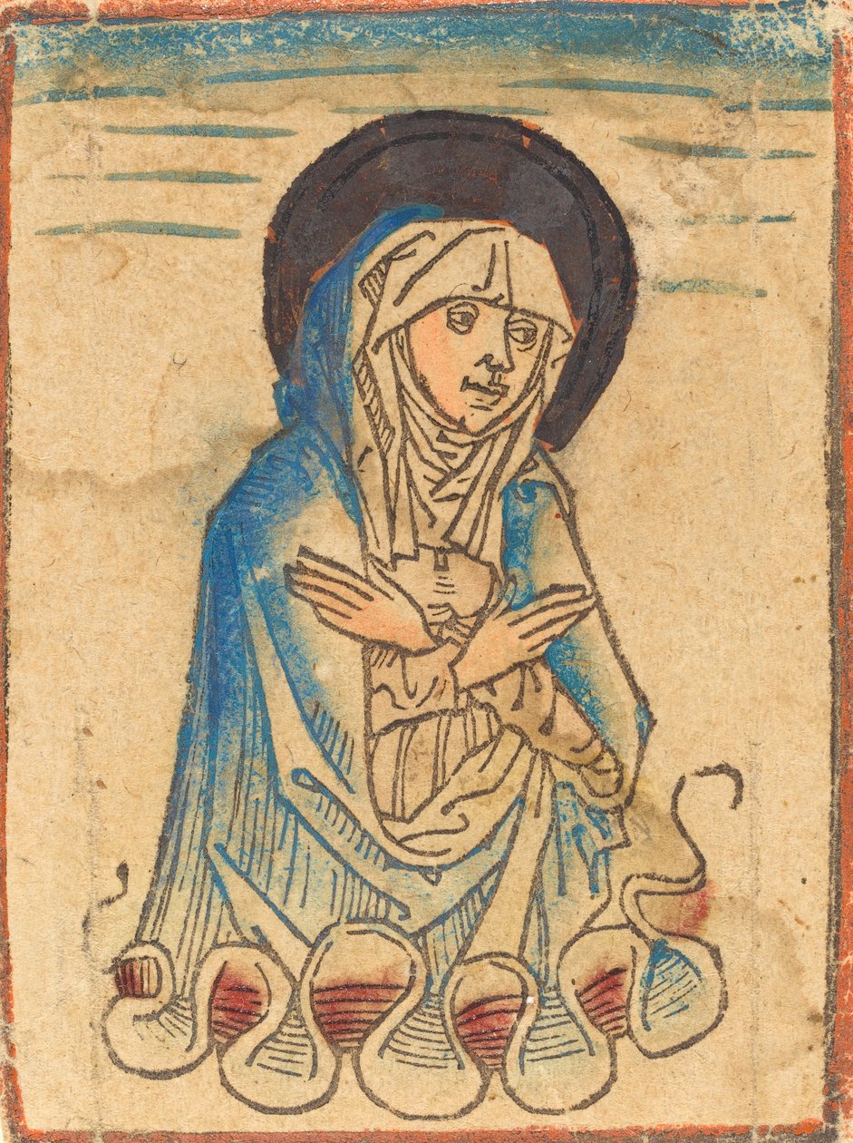 Jomfruen i skyene, ca. 14701480. av Unbekannt