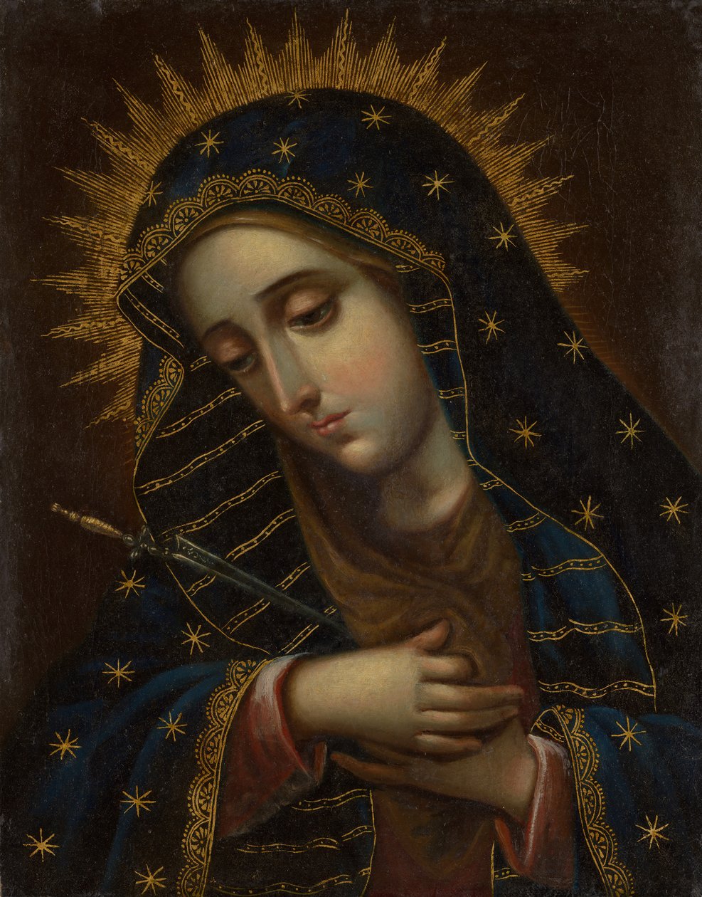 The Virgin of Sorrows, 1700-tallet. av Unbekannt