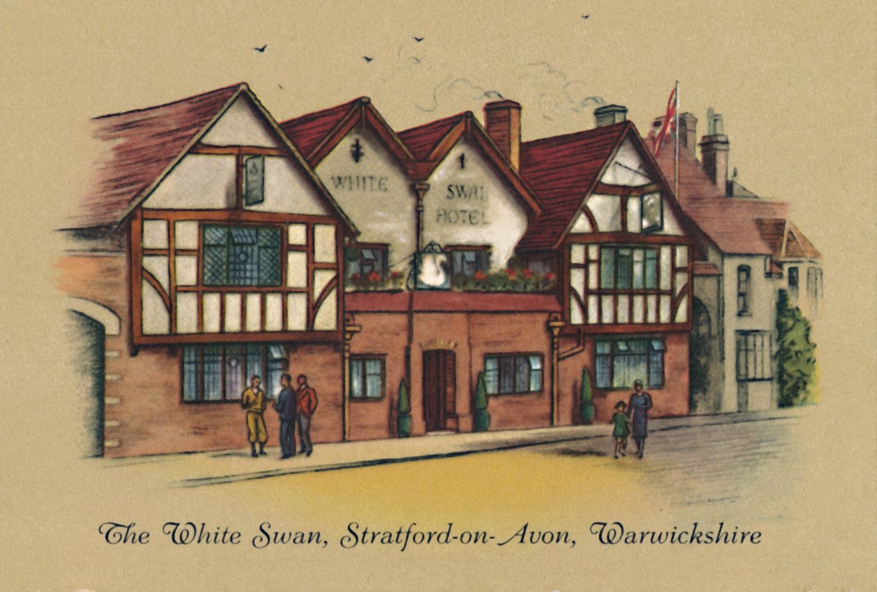 The White Swan, Stratford-on-Avon, Warwickshire, 1939 av Unbekannt