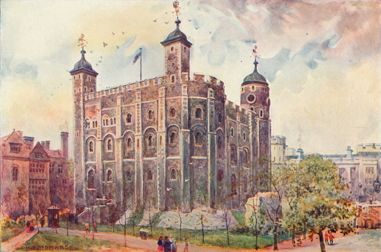 Det hvite tårnet, Tower of London, 1906 av Unbekannt