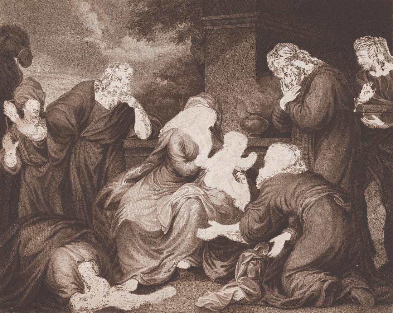 De vise menns tilbud, 1788. av Unbekannt