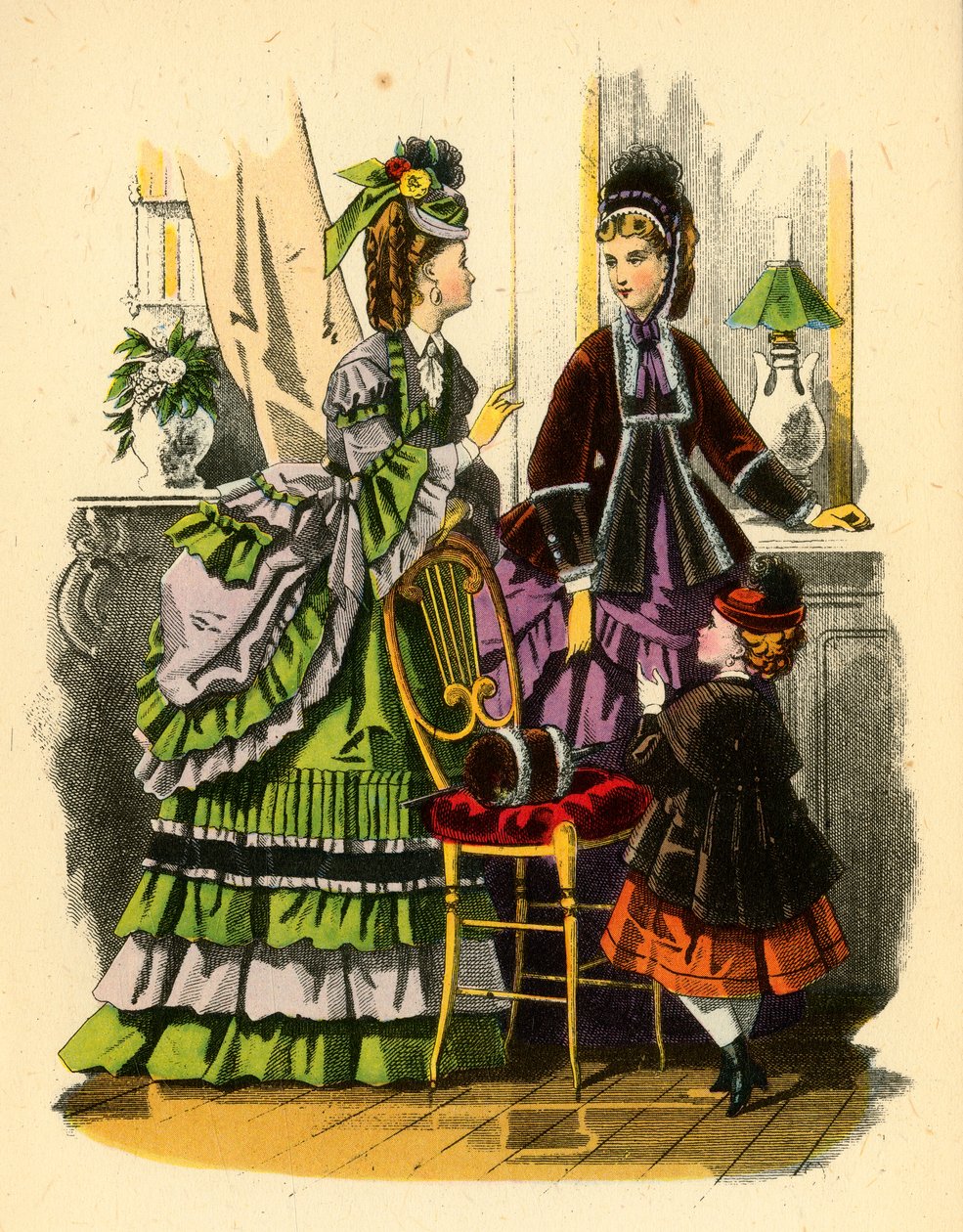 Den unge engelske kvinnen, 1871, 1943. av Unbekannt