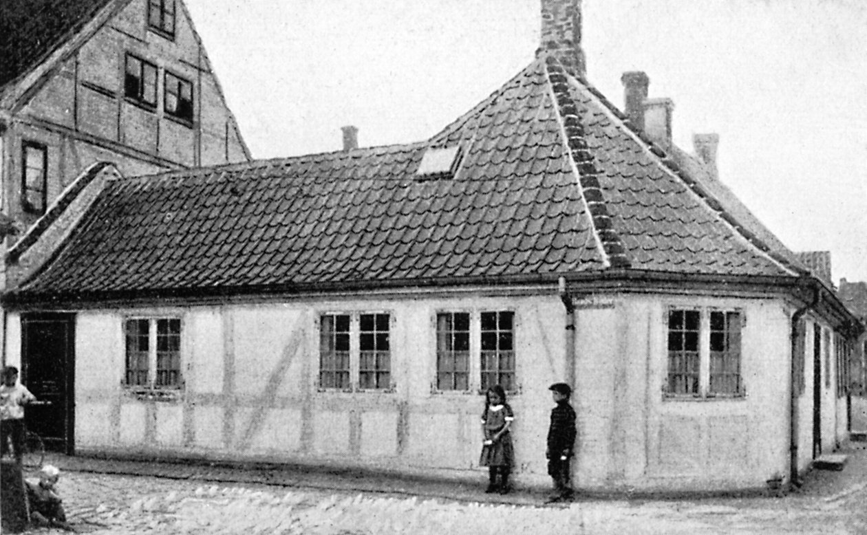 Fødestedet til Hans Andersen, Odense, Danmark, c1920 av Unbekannt