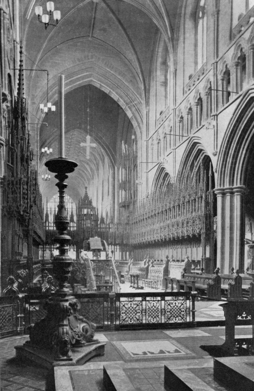 Koret, Chester Cathedral, Cheshire, 1924-1926 av Unbekannt