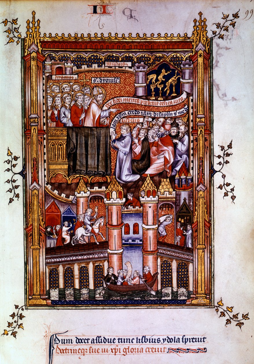 Konverteringen av Lisbius, 1317 av Unbekannt