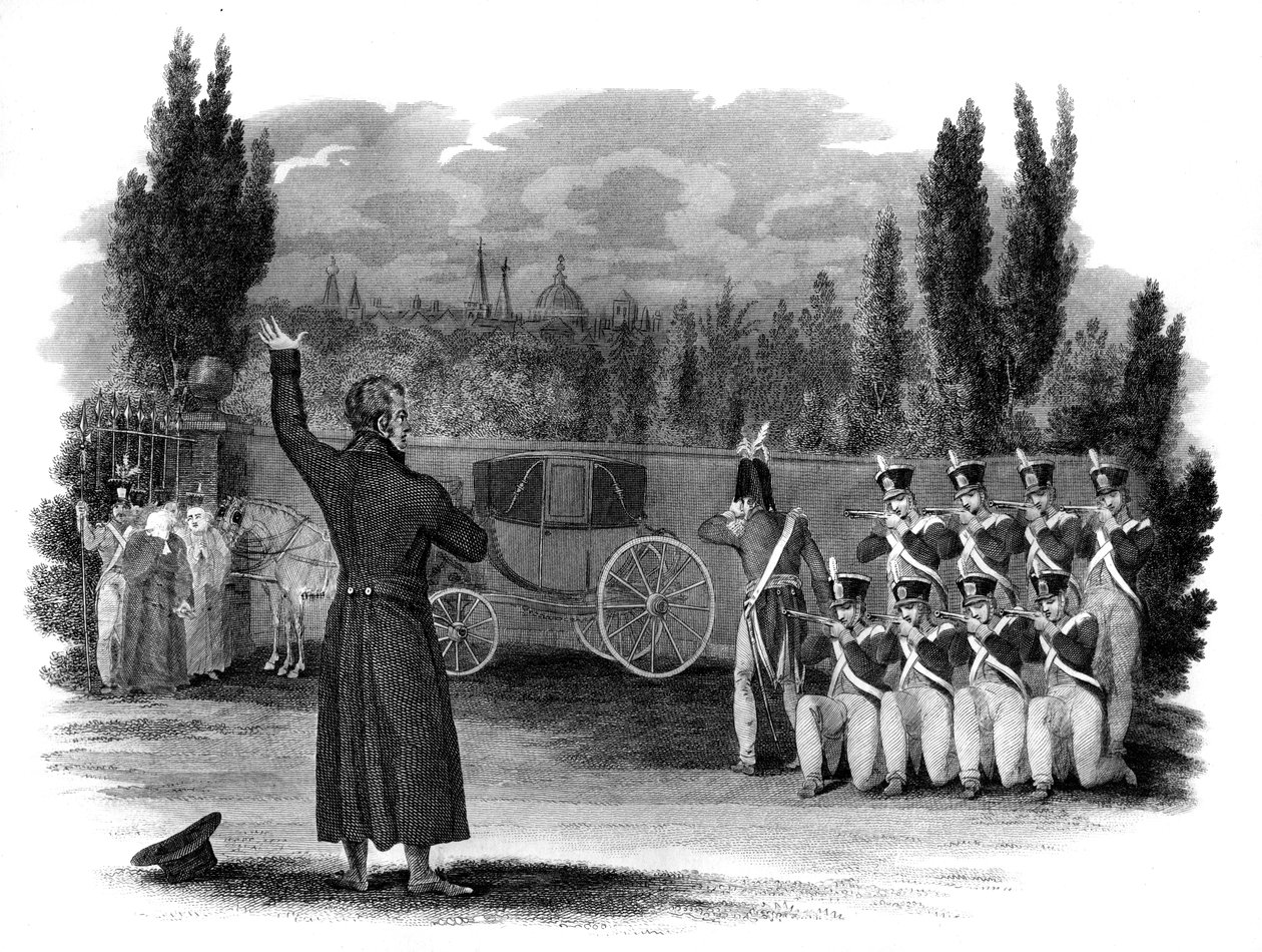 Henrettelsen av marskalk Ney, Frankrike, 1816 av Unbekannt