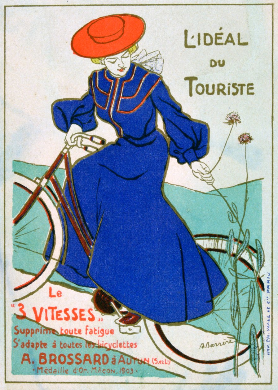Den ideelle turistsykkelen, Brossard, 3 hastigheter, 1903 av Unbekannt