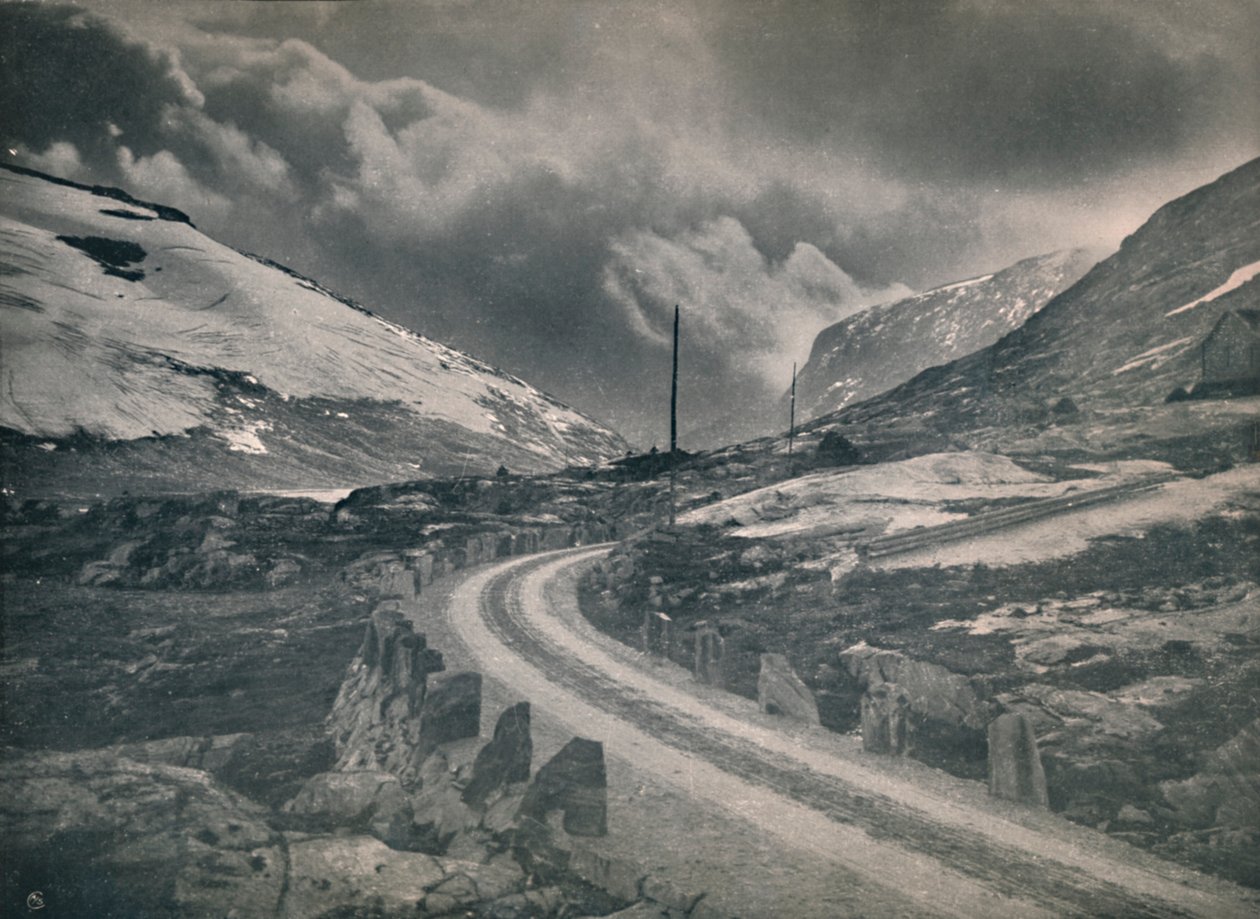 Fjellveien Grotli - Stryn, 1914. av Unbekannt