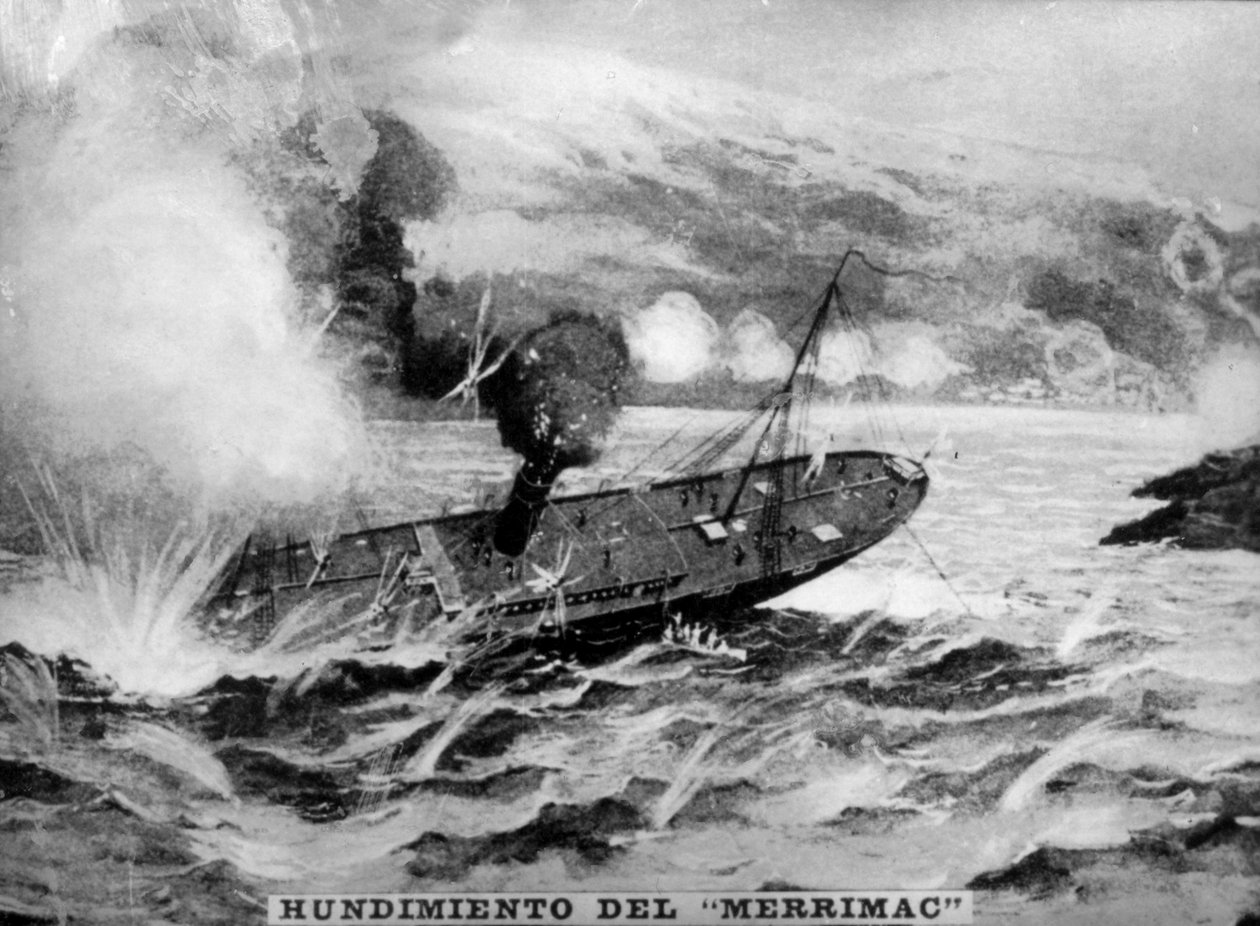 Senkingen av Merrimac, 1898, 1920-tallet av Unbekannt
