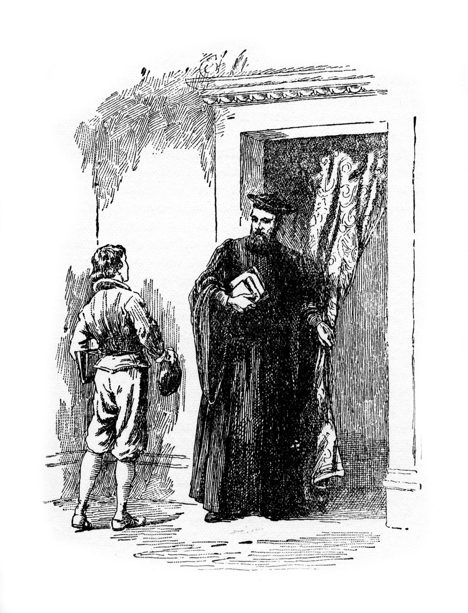 Den unge Galileo og Ostilio Ricci, 1900-tallet av Unbekannt
