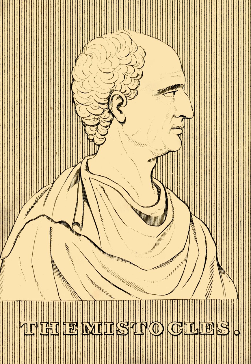 Themistokles, ca 524-459 f.Kr., 1830. av Unbekannt